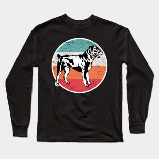 Vintage Retro Rottweiler Long Sleeve T-Shirt